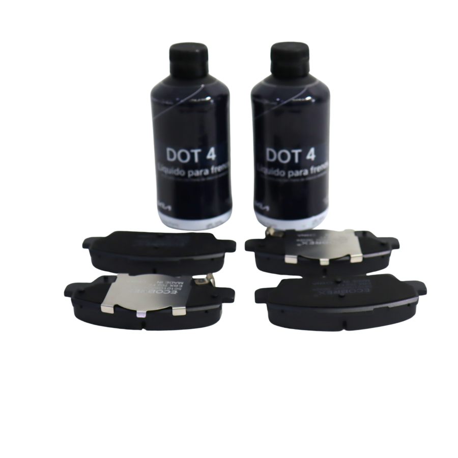 Kit pastillas PICANTO (Modelo 2016-2023) delanteras element + 2 liquidos de frenos